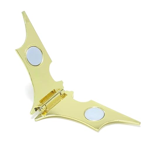Mridshala Stainless Steel Gold Bat Money Clip for Men  Magnetic Slim Wallet Alternative | Rustproof & Gift Boxed