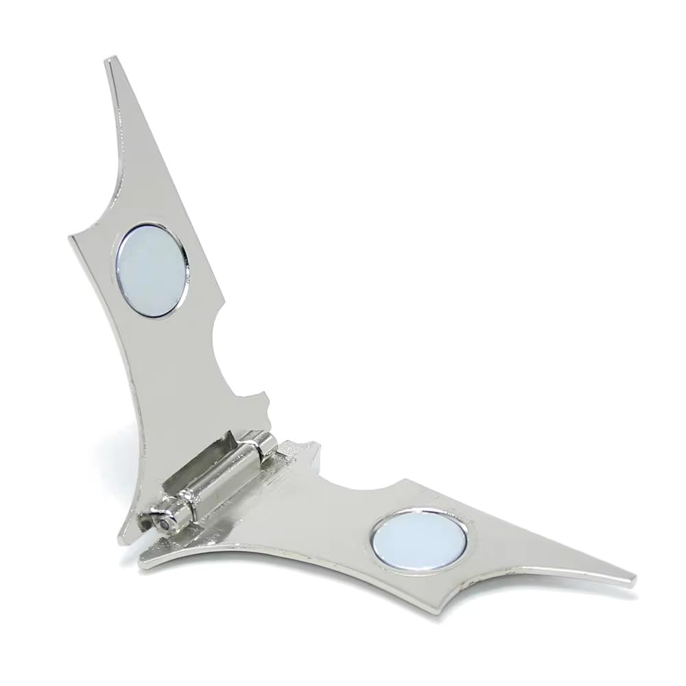 Mridshala Stainless Steel Bat Silver Money Clip for Men  Magnetic Slim Wallet Alternative | Rustproof & Gift Boxed