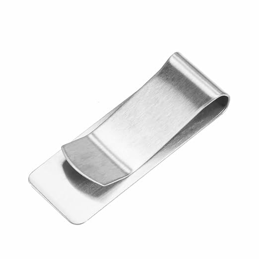 Mridshala Stainless Steel Unique Money Clip for Men  Magnetic Slim Wallet Alternative | Rustproof & Gift Boxed