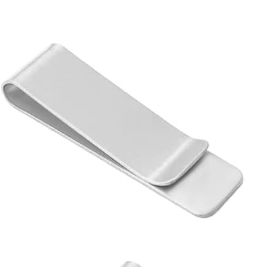 Mridshala Stainless Steel Tie Pin Money Clip for Men  Magnetic Slim Wallet Alternative | Rustproof & Gift Boxed